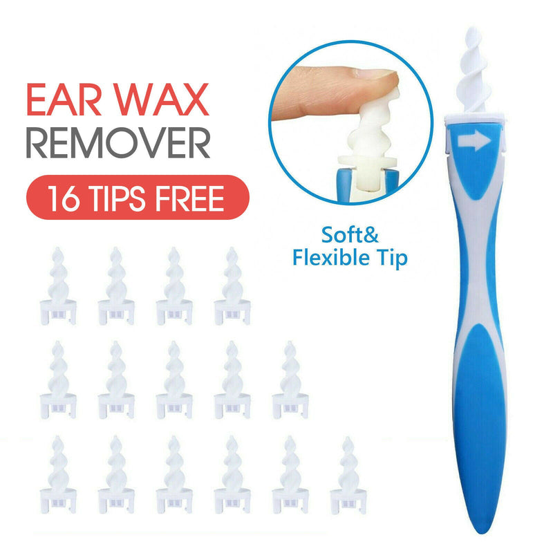 Free shipping- 16Pcs Smart Flexible  Ear Pick Spiral Removal