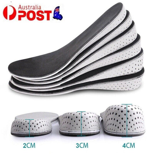 CLEARANCE- Unisex Insole Heel Lift Insert Shoe Pad Height Increase Cushion Taller Foot Pad
