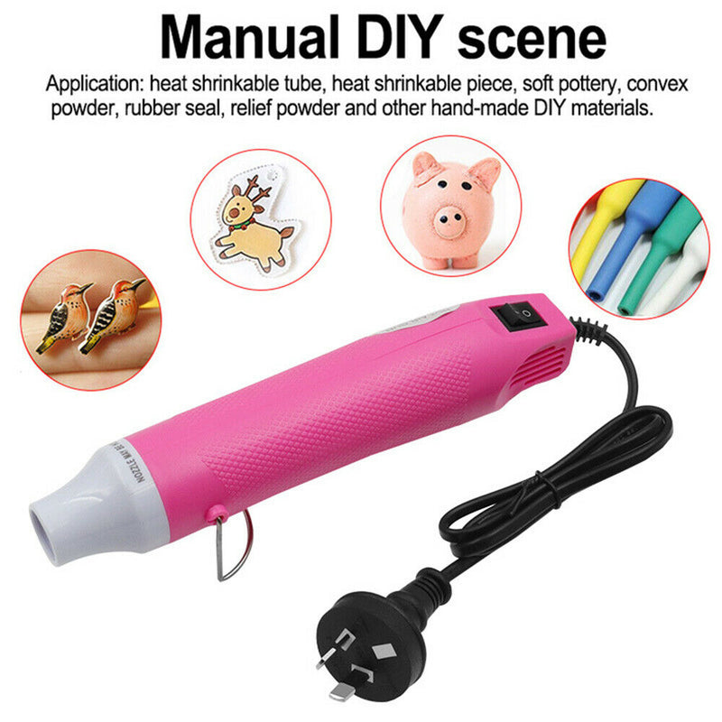 Free shipping- 300W Heat Gun Electric Hot Air Gun Kit Hot Wind Blower Tools DIY Portable
