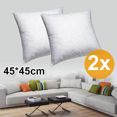 Free shipping-2PCS 45x45cm Pillow Memory Resilient Cushion Inserts Polyester Filling