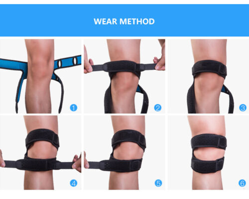 Knee Support Patella Stabilizer Strap Band Tendon Brace Pain Sports Gym Joint