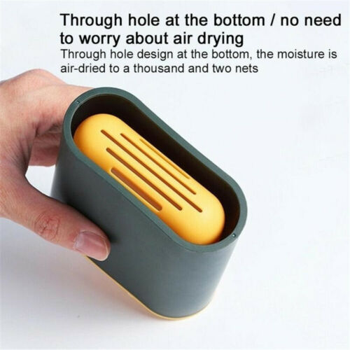Free shipping- Bathroom Silicone Bristles Toilet Brush Set