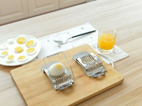 Free shipping- Stainless Steel Boiled Egg Slice Cutter