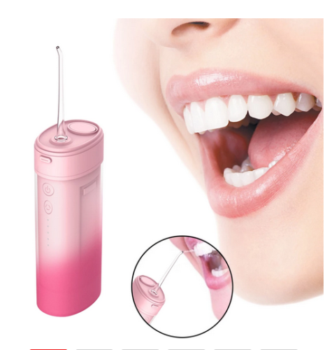Free shipping- Water Flosser Cordless Teeth Cleaner Oral Irrigator with 4 Modes & 4 Jet Tips