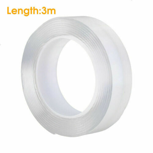 Free shipping- 5M/3M/2M/1M Double-Sided Invisible Anti-Slip Nano Magic Tape