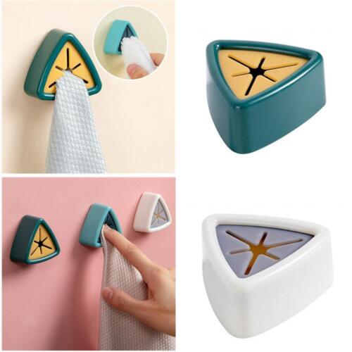 CLEARANCE- 2pc Kitchen Towel Hooks Push Towel Holder for Door Cabinet Kitchen Bathroom