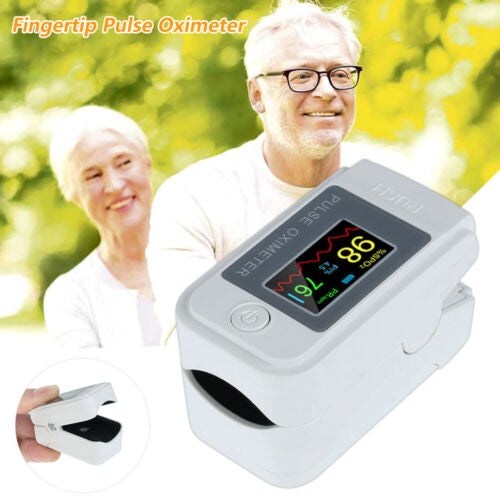 Professional Finger Pulse Oximeter Blood Oxygen Saturation Heart Rate Monitor