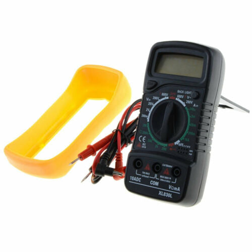 Digital Multimeter Electrical LCD Meter AC/DC Volt Current OHM Multi Tester New Battery Included