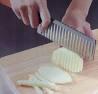 Free Shipping - Potato Wavy Edged Knife Stainless Steel Kitchen Gadget Vegetable Fruit Cutting Peeler Cooking Tool Accessories